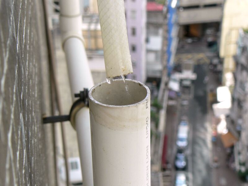 Photo of clean aircon hose