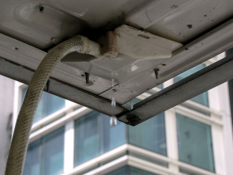Photo of aircon dripping
