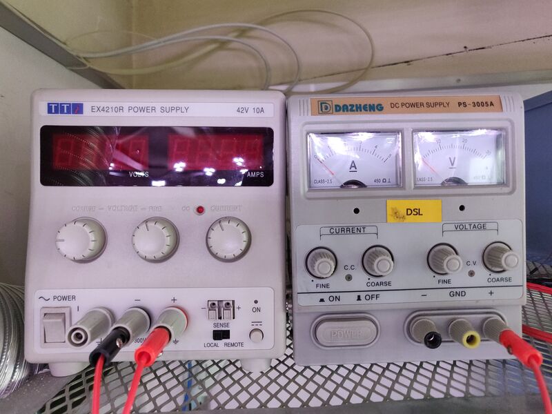 Photo of bench power supplies